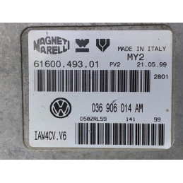 ECU MOTOR MAGNETI MARELLI IAW 4CV.V6 61600.493.01 VAG 036906014AM