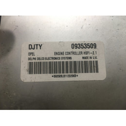 ECU MOTOR DELPHI DELCO HSFI-2.1 OPEL 09353509 DJTY