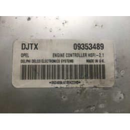 ECU MOTOR DELPHI DELCO HSFI-2.1 OPEL 09353489 DJTX