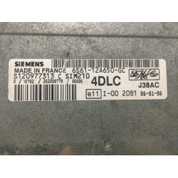 ECU MOTOR SIEMENS SIM 210 S120977313C FORD 6S61-12A650-GC 4DLC