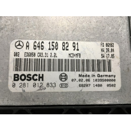 BOSCH EDC15C6 0281011484 MERCEDES A6111530591