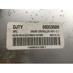 ECU MOTOR DELPHI DELCO HSFI-2.1 OPEL 09353509 DJTY