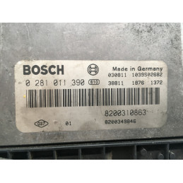 ECU MOTOR BOSCH EDC16C3-10.22 0281011390 RENAULT 8200310863 8200349846