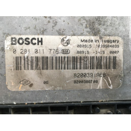 ECU MOTOR BOSCH EDC16C3-10.22 0281011776 RENAULT 8200391966 8200386508