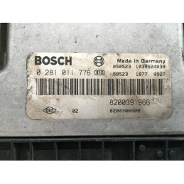 ECU MOTOR BOSCH EDC16C3-10.22 0281011776 RENAULT 8200391966 8200386508