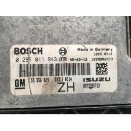 ECU MOTOR BOSCH EDC16C9-3.30 0281011943 OPEL 55556829 ZH