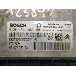 ECU MOTOR BOSCH EDC16C34-2.10 0281011863 PSA 9661773380