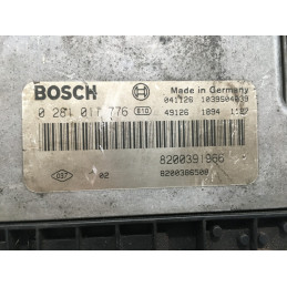 ECU MOTOR BOSCH EDC16C3-10.22 0281011776 RENAULT 8200391966 8200386508