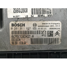 ECU MOTOR BOSCH EDC16C34-2.10 0281011627 PSA 9656161880