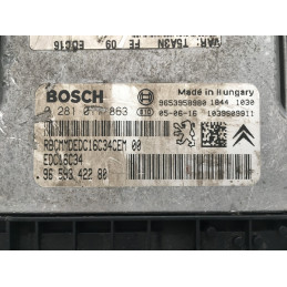 ECU MOTOR BOSCH EDC16C34-2.10 0281011863 PSA 9659342280