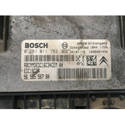 ECU MOTOR BOSCH EDC16C34-2.50 0281011783 PSA 9658556780