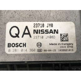 ECU MOTOR BOSCH EDC16CP33-6.7 0281014360 NISSAN 23710JY08D QA