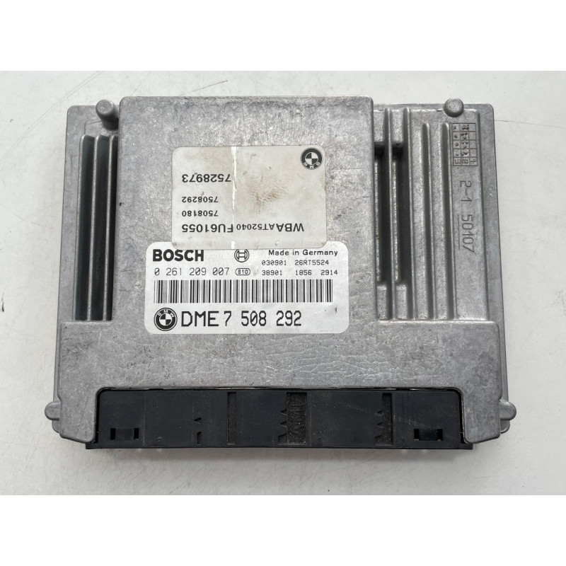 ECU MOTOR BOSCH ME9.2 0261209007 BMW 7508292