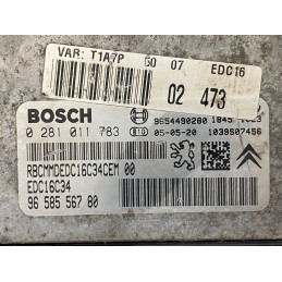 BOSCH EDC15C3 0281011101 RENAULT 8200163528