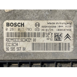 ECU MOTOR BOSCH EDC16C34-2.50 0281011783 PSA 9658556780