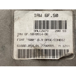 ECU MOTOR MAGNETI MARELLI IAW 6F.S0 6160205401 FIAT 7780555