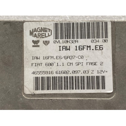 ECU MOTOR MAGNETI MARELLI IAW 16FM.E6 6160209703 FIAT 46555916