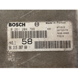 ECU MOTOR BOSCH MA3.1 0261204788 PSA 9631528780