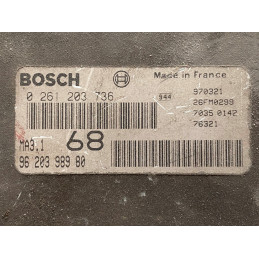 ECU MOTOR BOSCH MA3.1 0261203736 PSA 9620398980