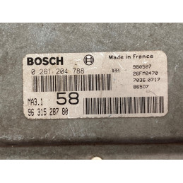 ECU MOTOR BOSCH MA3.1 0261204788 PSA 9631528780