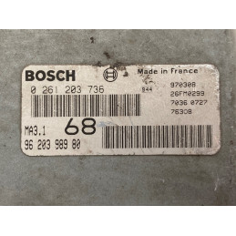 ECU MOTOR BOSCH MA3.1 0261203736 PSA 9620398980