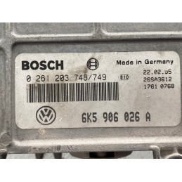 ECU MOTOR BOSCH MA1.2.3 0261203748/749 VAG 6K5906026A