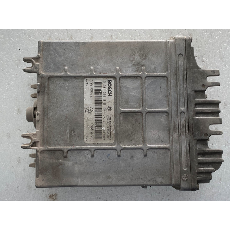 ECU MOTOR BOSCH EDCMSA15.5-5.4 0281001810 RENAULT 7700107088 7700109622 