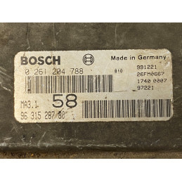 ECU MOTOR BOSCH MA3.1 0261204788 PSA 9631528780