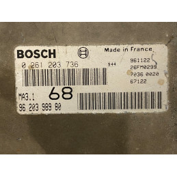 ECU MOTOR BOSCH MA3.1 0261203736 PSA 9620398980