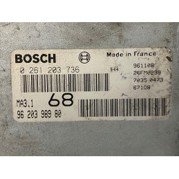 ECU MOTOR BOSCH MA3.1 0261203736 PSA 9620398980