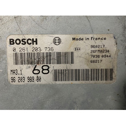 ECU MOTOR BOSCH MA3.1 0261203736 PSA 9620398980