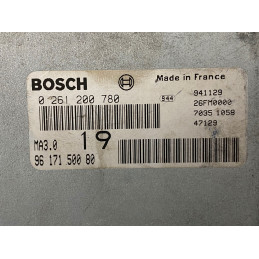 ECU MOTOR BOSCH MA3.0 0261200780 PSA 9617150080