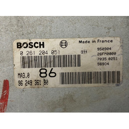 ECU MOTOR BOSCH MA3.0 0261204051 PSA 9624936180