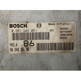 ECU MOTOR BOSCH MA3.0 0261204051 PSA 9624936180