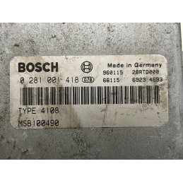 ECU MOTOR BOSCH EDC1.3.1 MSA11-10.24 0281001418 ROVER MSB100490