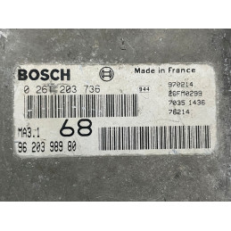 ECU MOTOR BOSCH MA3.1 0261203736 PSA 9620398980