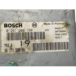 ECU MOTOR BOSCH MA3.0 0261200780 PSA 9617150080