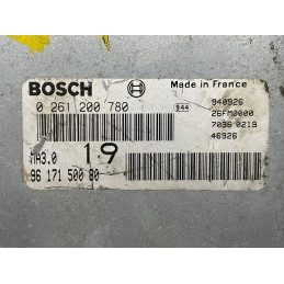 ECU MOTOR BOSCH MA3.0 0261200780 PSA 9617150080