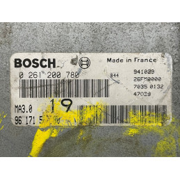 ECU MOTOR BOSCH MA3.0 0261200780 PSA 9617150080