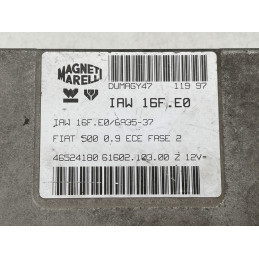 ECU MOTOR MAGNETI MARELLI IAW 16F.E0 6160210300 FIAT 46524180