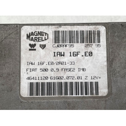 ECU MOTOR MAGNETI MARELLI IAW 16F.E0 6160207201 FIAT 46411120