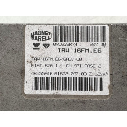 ECU MOTOR MAGNETI MARELLI IAW 16FM.E6 6160209703 FIAT 46555916