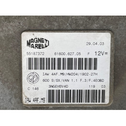 ECU MOTOR MAGNETI MARELLI IAW 4AF.M9 6160062705 FIAT 55187372