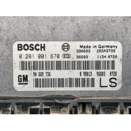 ECU MOTOR BOSCH EDC15M1-7.1 0281001670 OPEL 90589736 LS