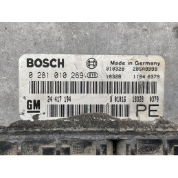 ECU MOTOR BOSCH EDC15M1-7.8 0281010269 OPEL 24417194 PE