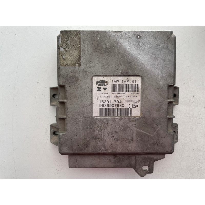 ECU MAGNETI MARELLI IAW 1AP.81 16301.794 PEUGEOT 206 1.4i 9639907880