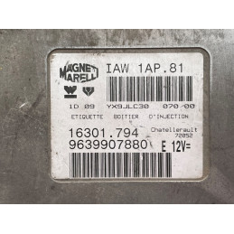 ECU MOTOR MAGNETI MARELLI IAW 1AP.81 16301.794 PSA 9639907880