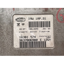 ECU MOTOR MAGNETI MARELLI IAW 1AP.81 16301.574 PSA 9637086980