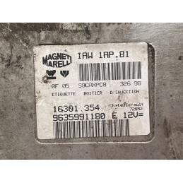 ECU MOTOR MAGNETI MARELLI IAW 1AP.81 16301354 PSA 9635991180