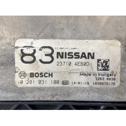 ECU MOTOR BOSCH EDC17C84-3.1 0281031100 NISSAN 237104EB0D